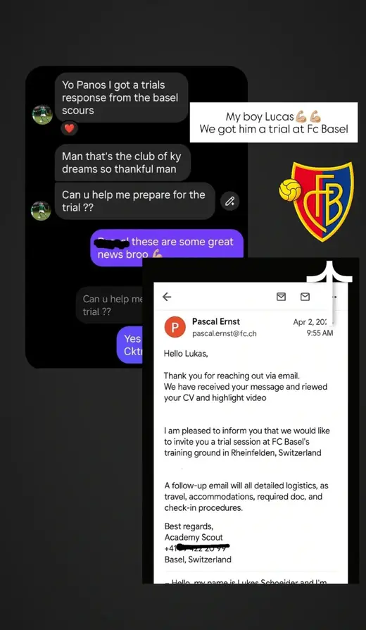 Player testimonial screenshot