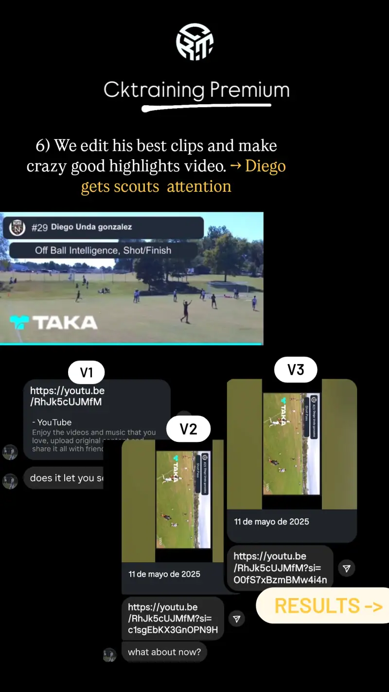 Diego Unda win receipt