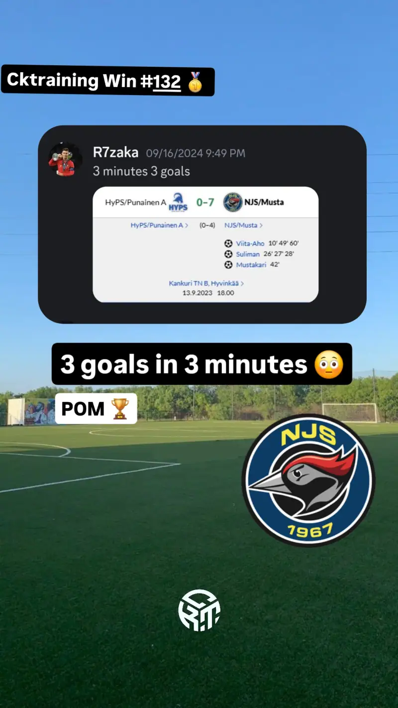 Player win screenshot